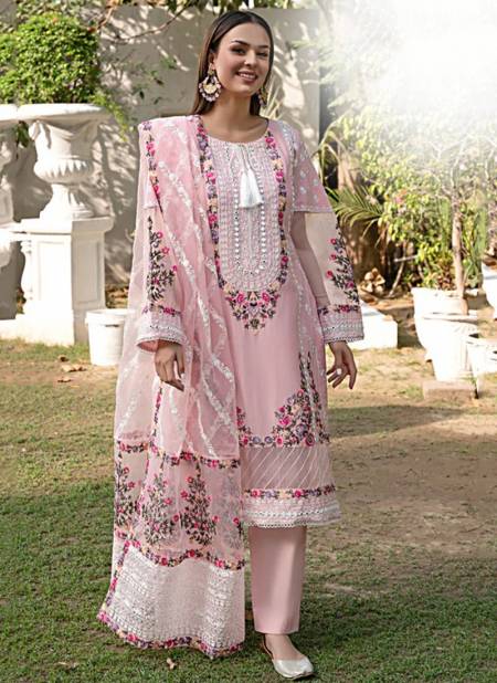 Baby Pink Colour DS 151 Colours Wholesale Pakistani Salwar Suits  151 A